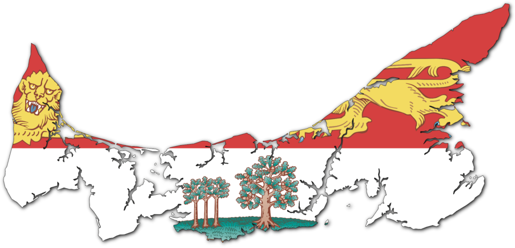 Flag Map of PEI